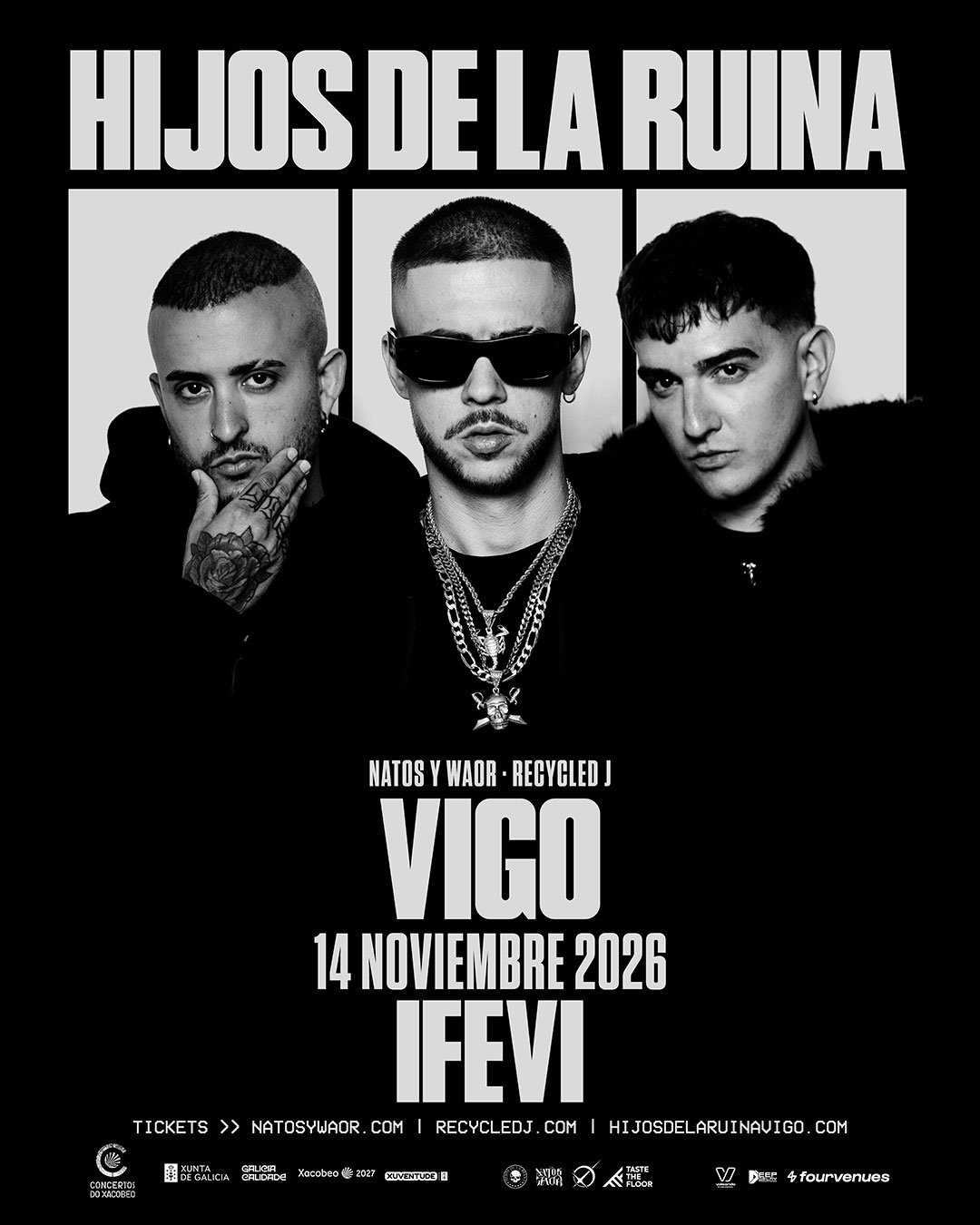 Cartel oficial Hijos de la Ruina Vigo 2026